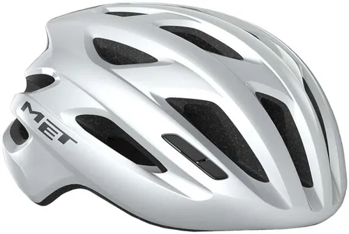 MET Idolo Fahrradhelm XL - White Glossy - Fahrradhelme mit verbesserter Passform und Komfort, In-Mold Polycarbonat-Schale und handwaschbaren Komfort-Pads für ein sicheres Fahrerlebnis.
