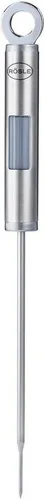 RÖSLE Barbecue Gourmet-Thermometer 25066 - Kochthermometer für Grill und Küche, präzise Temperaturmessung von -40°C bis +200°C, mit beleuchteter Anzeige und robustem Edelstahl-Design.