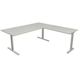 Kerkmann Schreibtisch Form 2 mit Anbautisch 180x80 cm von Theo Kerkmann Büromöbelfabrik GmbH & Co. KG