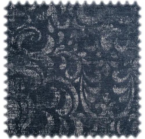 Heiro Stoff AKTION Viskose Möbelstoff Cheyne Walk Blau, 140 cm - Hochwertiger Viskose Möbelstoff mit klassischem Ornament-Muster, ideal für Polstermöbel, Stühle und mehr. Mit geprüfter Qualität und 30.000 Scheuertouren für langlebigen Einsatz.