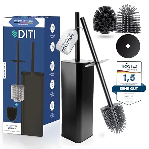 Toilettenbürsten & -halter Schwarz von DITI