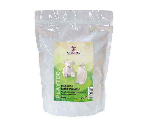 CREARTEC Modelliermasse Modellino - 500 g, zur Herstellung von Figuren, Anhängern und mehr - Made in Germany