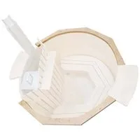 Finntherm Umrandung für Badefass Bergen Fichte Natur Ø 160 cm