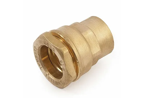 General Fittins Gewindefitting, PE-Übergang Messing für Saug- und Druckleitungen geeignet