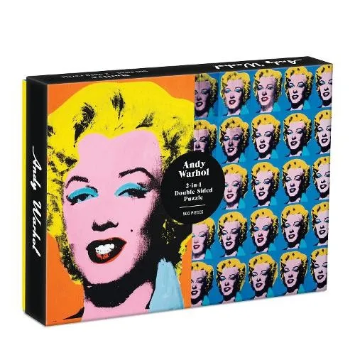 Warhol Marilyn Double Sided Puzzle: 500 Pieces