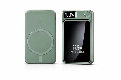 Magnetische Powerbank 10000mAh mit Schnellladefunktion für Smartphones