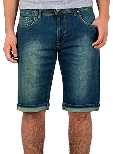 ESRA Herren Jeans Shorts A363 - Moderne ESRA Jeans Shorts für Herren: Bequem und stylish für den Sommer. Mit Stretch für optimalen Komfort und im praktischen 5-Pocket-Style. Ideal für jeden Anlass und in Übergrößen erhältlich.