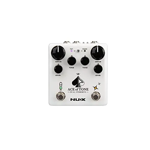 NUX NDO-5 Ace of Tone Verzerrer - Gitarren-Effektgerät mit vielseitigen Klangoptionen für kreative Gitarristen, ideal für Studio und Live-Auftritte.