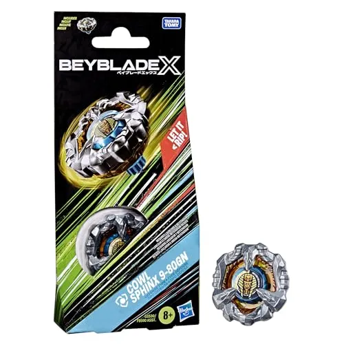 Beyblade X Cowl Sphinx 9-80GN Booster Pack Set mit Defense Type Top; Authentic Takara Tomy Battle Tops Spiele/Spielzeug für Jungen und Mädchen ab 8 Jahren