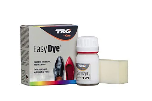 TRG The One Easy Dye, Farbe zur Wiederherstellung der Lederschuhfarbe, Weiß (101 White), 25 ml