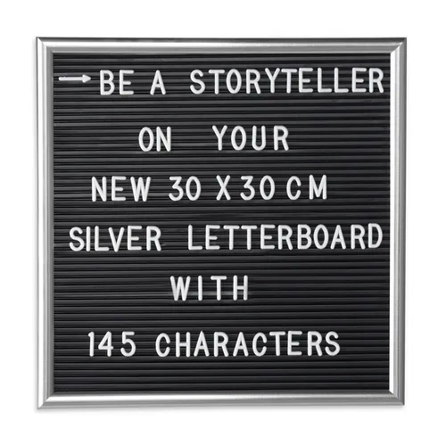 Letterboard Memo-Board Rillentafel Memo-Tafel Stecktafel Steckboard Messageboard