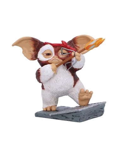 Nemesis Now - Gremlins Gizmo - Ready Aim Fire Figur - Merchandise mit detailgetreuer Darstellung von Gizmo in seiner ikonischen Pose mit Bogen und Pfeil. Ein Muss für Sammler und Fans der Gremlins-Filme!