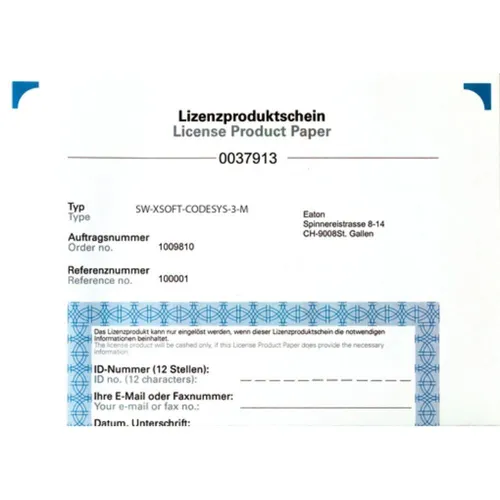 Eaton Programmiersoftware SPS SW-XSOFT-CODESYS-3-M von Eaton Eaton Programmiersoftware