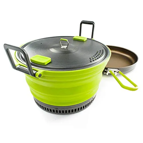 GSI Outdoors Auspuff Set mit frischem Pan in grün von GSI Outdoors
