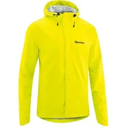 Gonso Herren Save Light Jacke 4XL - Gelb - Hardshelljacke für Herren, leicht und wasserdicht, perfekt für Fahrradfahren und Freizeitaktivitäten.