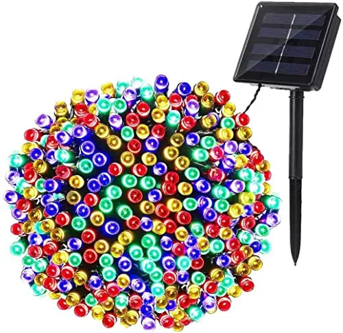 PhilzOps Solar Lichterkette Outdoor, 22M 200 LED Bunt Weihnachtsbeleuchtung Wasserdicht Solar Lichterkette Aussen mit 8 Modi für Party Garten Balkon Terrasse Tor Zaun Bäume Hochzeit Deko