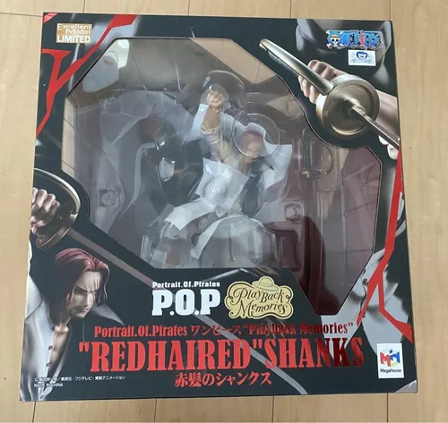 MegaHouse Portrait of Pirates Shanks Figur - Action-Figur aus One Piece, detailgetreu und hochwertig verarbeitet, ideal für Sammler und Fans der Serie.