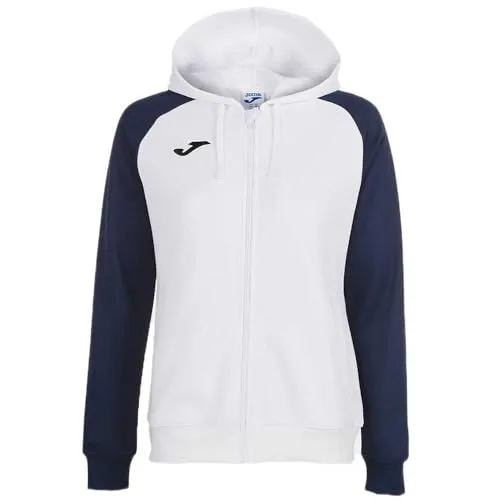 Joma Kapuzenjacke Academy IV Marineblau - Sportliche Kapuzenjacke aus Polyester mit Fleece-Innenseite für optimale Wärme und Komfort. Ideal für Training und Freizeit, mit verstellbarer Kapuze und praktischen Taschen.
