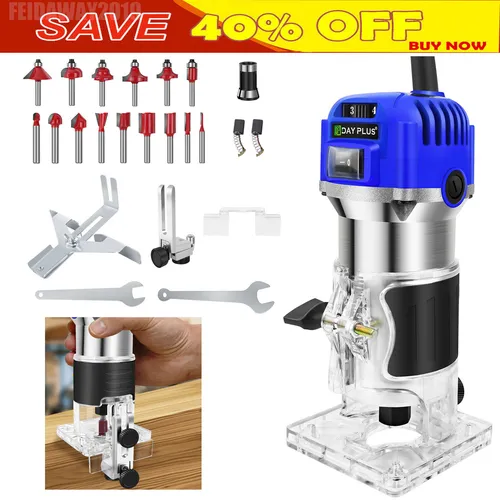 Elektrische Oberfräse Kantenfräse Holz Wood Fräsmaschine Holzfräse Fräser 3800W