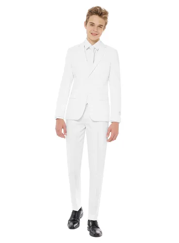 Weißer Konfirmationsanzug für Jungen zur Jugendweihe in weiß von OppoSuits