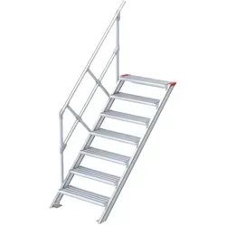 Euroline 510 Aluminium-Treppe 45° mit 7 Stufen von euroline