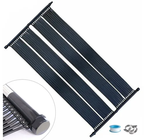 Feel2Home Pool-Wärmepumpe Poolheizung 305x80cm Solarpanel Abdeckung Matte Schwimmbad Absorber (Stück, 1 tlg., Solarpaneel), Beliebig erweiterbar