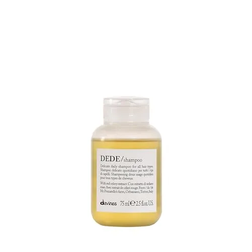 Davines Essential Haircare Dede Shampoo 75 ml - Shampoo für feines Haar, spendet Feuchtigkeit und Kraft, vegan und ohne Tierversuche, ideal für tägliche Anwendung.