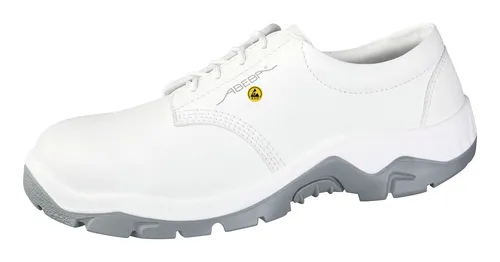 Abeba Halbschuh 32131 S2 SRC – Weiß, Größe 38 - Halbschuhe mit rutschfester Sohle und hoher Sicherheit für den professionellen Einsatz, ideal für Gastronomie und Pflege.