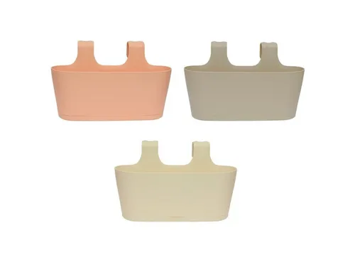 Engelland Blumenkasten Blumentopf zum Hängen (3 St.) - Blumenkästen mit 5,5 Liter Fassungsvermögen, UV- und frostbeständig, ideal für kreative Balkonbegrünung ohne Werkzeug!