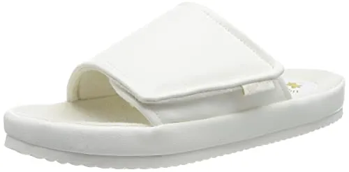 flip*flop Unisex Slidevelcro in Soft Beige, Größe 38 EU - Damen-Zehentrenner mit geformtem Fußbett für optimalen Komfort und Unterstützung den ganzen Tag über.