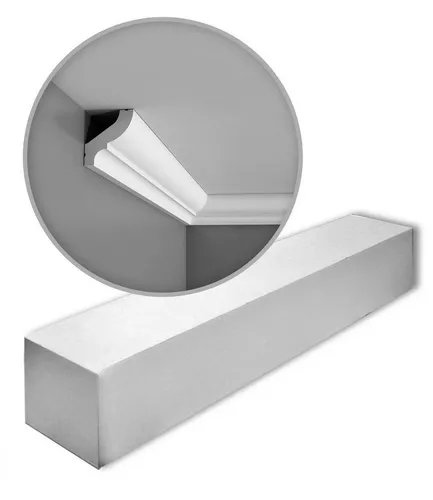 Orac Decor CB501N BASIXX Zierleisten SET mit 10 Stuckleisten | 20 m - Stuckleisten für Innenräume aus extrem leichtem Durofoam®, ideal für einfache Montage und stilvolle Deckenverzierungen. Perfekt für zeitlose und klassische Wohnstile.