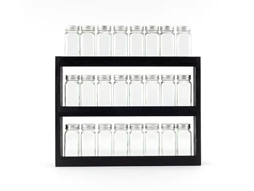 Hanseküche Gewürzregal aus Holz – FSC®-zertifiziert - Hochwertiges Gewürzregal aus handgearbeitetem Bambus, ideal zur Wandmontage und sorgt für Ordnung in Ihrer Küche.