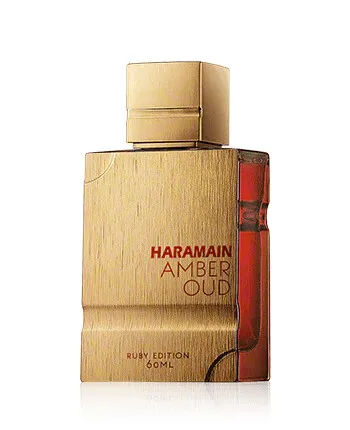 Al Haramain Amber Oud Ruby Edition Eau de Parfum 60 ml - Unisex Duft mit provokativem Sex-Appeal, ideal für besondere Anlässe. Erleben Sie die verführerische Kombination aus Safran, Bittermandel und Ambergris.