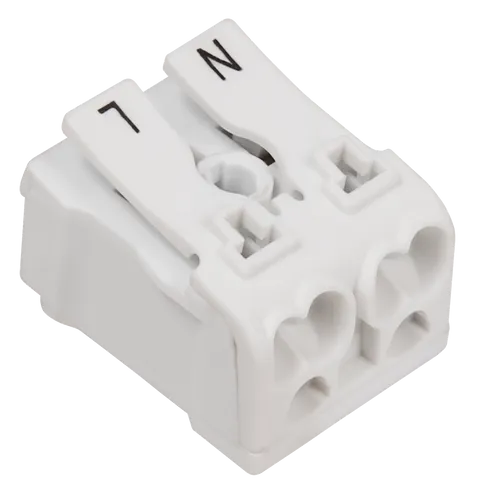 Lüsterklemme McPower mit Betätigungshebel, 0,75-2,5mm², max. 16A Lüsterklemme