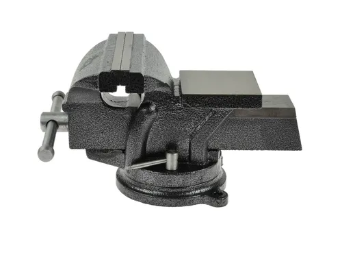 Schraubstock 150mm mit Amboss, 360° Drehbar - Klemmzwingen & Schraubstöcke, aus robustem Gusseisen für maximale Stabilität und Flexibilität bei der Bearbeitung.
