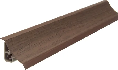 Primo Wandanschlussleiste 260 cm, 23 x 25 mm, Nußbaum von Primo