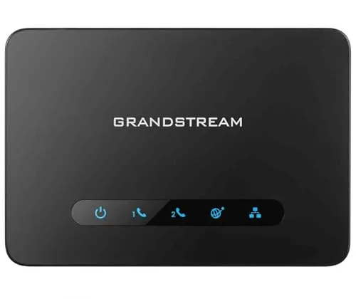 Grandstream HT-812 2FXS Gateway schwarz von Grandstream