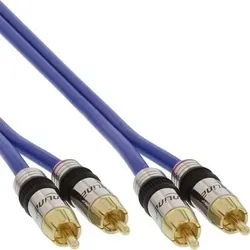 InLine® Cinch Kabel AUDIO, PREMIUM, 2x Stecker / Stecker, 1m Audio- / Videokabel diverse & Klinke