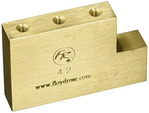 Floyd Rose Fat Messing Block Elektrische Gitarre Brücke (froftbl42)