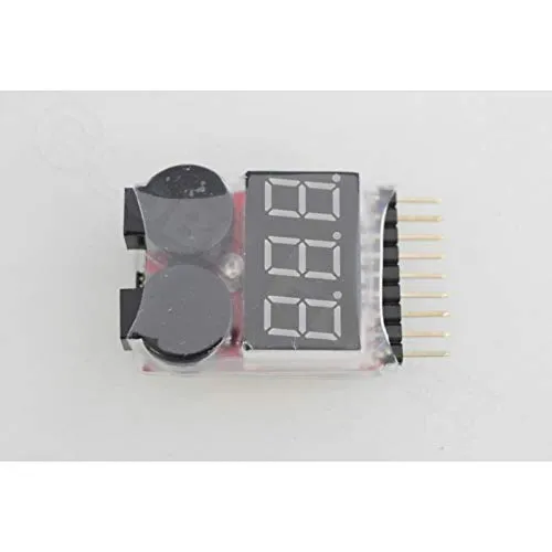 Produktbild efaso Lipo Saver mit Spannungsanzeige und Alarm (1-8S)