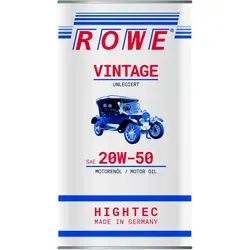 ROWE HIGHTEC VINTAGE SAE 20W-50 Motoröl 5L von Rowe