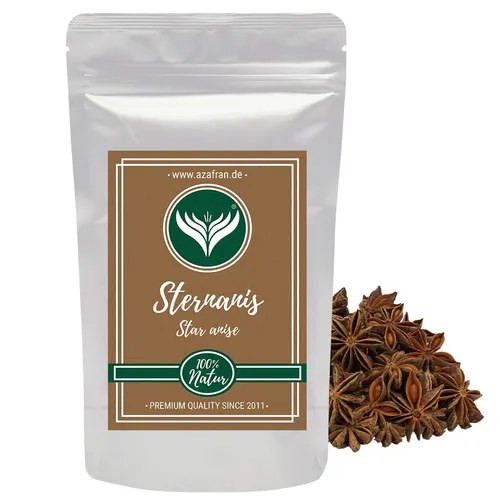 Sternanis ganz, aromatisch 250g von Azafran