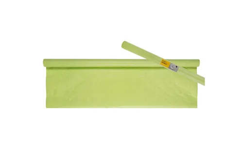 Idena 417511 - Papiertischdecke Rolle 100 cm x 10 m, abwischbare Apfelgrün Tischdecke für Partys und Geburtstage, robust und wasserabweisend