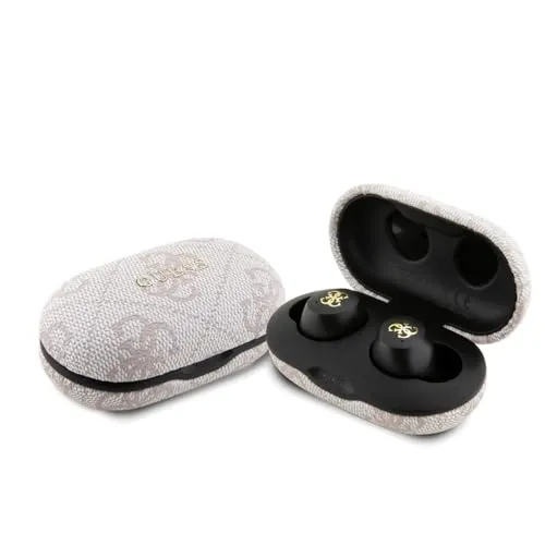 Guess Bluetooth 5.3 TWS Wireless Kopfhörer mit ENC und IPX5 - Kopfhörer mit aktiver Geräuschunterdrückung, kabellosem Laden und schweißfestem Design für perfekten Musikgenuss unterwegs.