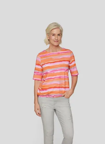 Rabe T-Shirt mit Farbverlauf - T-Shirt in Mandarine mit trendigem Farbverlauf, aus atmungsaktivem und elastischem Material für optimalen Tragekomfort. Ideal für lässige Freizeitlooks.