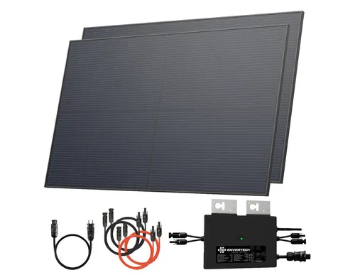 Solarway Balkonkraftwerk 1000W - Plug&Play mit 2x500W JaSolar-Modulen - Solaranlage zur Stromerzeugung mit einstellbarer Leistung (600/800/1000W) und smarter App-Überwachung. Ideal für nachhaltige Energienutzung und Kostensenkung!