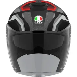 AGV Irides Zurigo Jethelm, schwarz-grau, Größe S für Männer