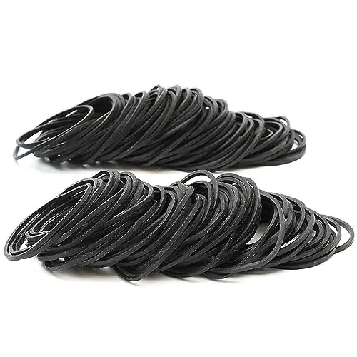 Stücke elastische Klein Gummibänder Schwarz 1.4mm breit Durchmesser 38mm Gummiband Haushaltsgummi Gummiringe Gummis Dehnbare Bänder Mülleimer Bänder für Haushalt Arbeit Büro Schule Stark haltbar 500