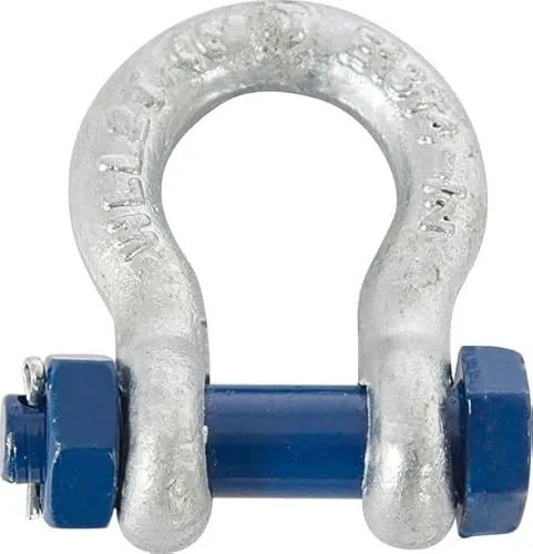 Riggatec hochfeste Schäkel 1/2' 2,0 t feuerverzinkt in silber von Riggatec