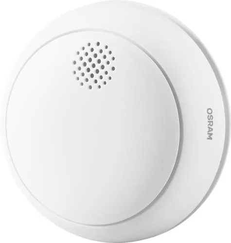 OSRAM HOMELIGHTING Smart+ Funk-Rauchmelder - Intelligenter Rauchmelder mit WiFi und Dreifach-Alarmfunktion für Ihr Smart Home. Zuverlässige fotoelektrische Raucherkennung und lange Batterielebensdauer von über 5 Jahren.